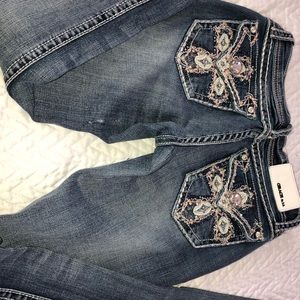 rhinestones jeans